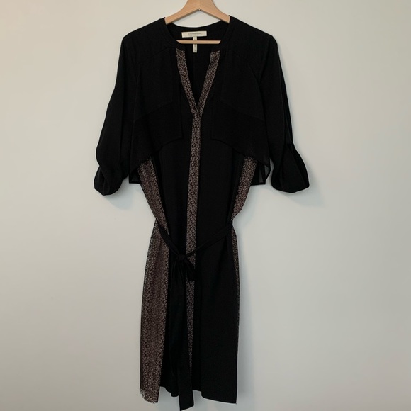 BCBG MaxAzria Runway. Kaye Belted Dress. 100% Silk - Picture 2 of 11